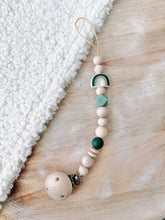 Lade das Bild in den Galerie-Viewer, Nuggikette sweet rainbow deep green & sage