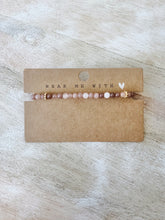 Lade das Bild in den Galerie-Viewer, Armband Naturstein taupe bali