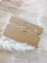 Lade das Bild in den Galerie-Viewer, Armband Metallelement Lebensbaum beige