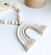 Lade das Bild in den Galerie-Viewer, Kinderwagenkette Regenbogen white