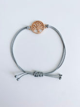 Lade das Bild in den Galerie-Viewer, Armband Metallelement Lebensbaum grau